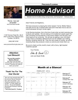 Home Advisor - Precision Flooring Truckee