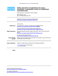 controlled trials prevention: a systematic review of randomised