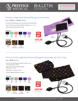 Premium Large Adult Aneroid Sphygmomanometer