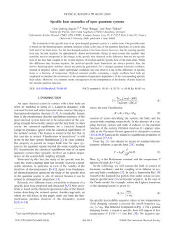 Specific heat anomalies of open quantum systems