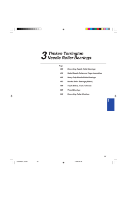 3Timken Torrington Needle Roller Bearings