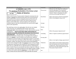 Declaration of Independence