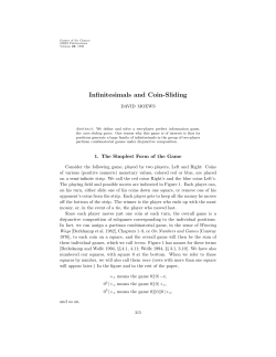 Infinitesimals and Coin-Sliding - Library