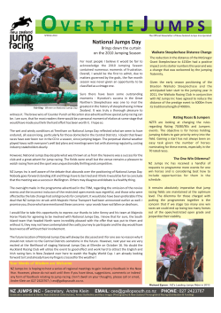 Over The Jumps October 2010