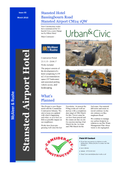 Stan sted Airp ort Ho tel