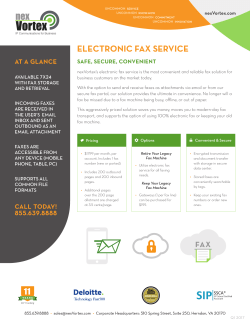 electronic fax service