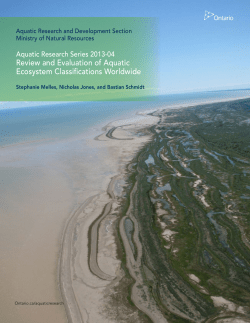 Review and Evaluation of Aquatic Ecosystem