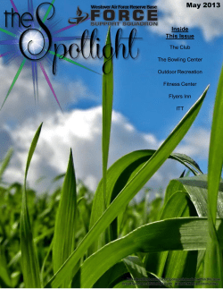 May 2013 - Westover Services