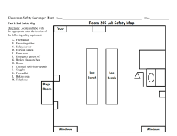 Classroom Safety Scavenger Hunt