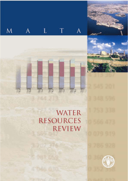 Malta water resources review
