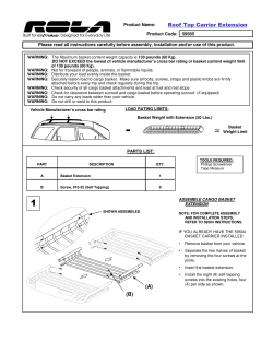 Rola Roof Racks Installation Instructions