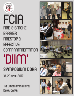 DIIM` Symposium - Firestop Contractors International Association