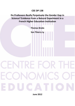 Do Professors Really Perpetuate the Gender Gap in Science?