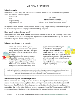 All about PROTEIN!