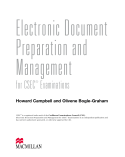 Electronic Document Preparation and
