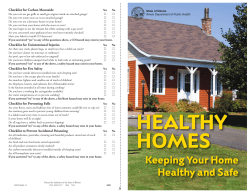 Keeping Your Home Healthy and Safe