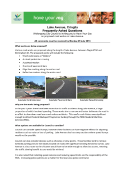 Frequently Asked Questions, Lake Avenue, Cringila