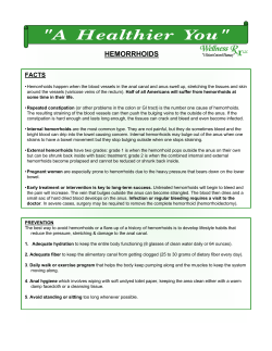 hemorrhoids - Wellness Rx LLC