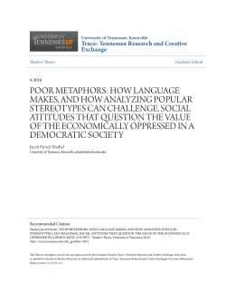 poor metaphors: how language makes, and how analyzing popular