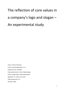 a companys logo and slogan