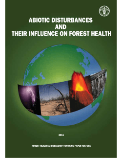 Abiotic disturbances and their influence on forest health: A review
