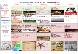 activities programme for december 2009