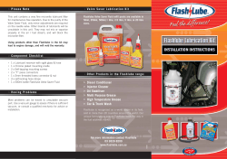 5001 Flashlube DL Flyer1.qxd