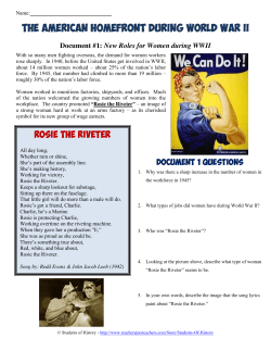 The American Homefront During World War II