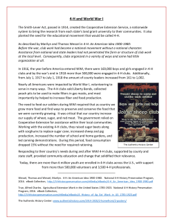 4-H and World War I - Virginia Cooperative Extension