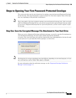 Steps to Opening Your First Password