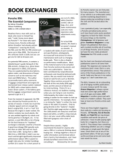 "Porsche 996: The Essential Companion" by Adrian Streather