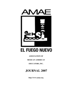 Journal 2007[1]. Coverpage - Association of Mexican American