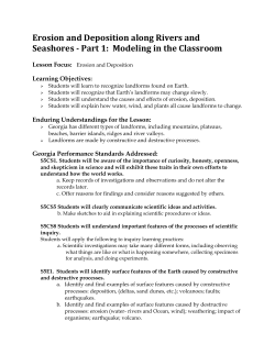 Erosion and Deposition along Rivers and Seashores