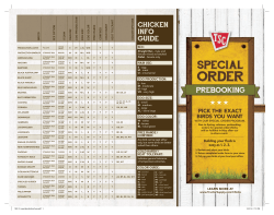chicken info guide - Tractor Supply Co.