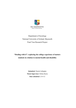 Patrick Gallagher - Maynooth University