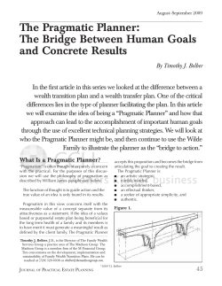 The Pragmatic Planner - The Madison Group, Inc.