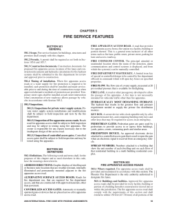 fire service features - International Code Council
