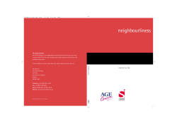 neighbourliness - Smith Institute