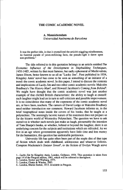 THE COMIC ACADEMIC NOVEL A. Monnickendam