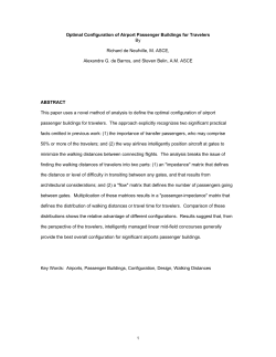 Optimal Configuration of Airport Passenger Buildings for