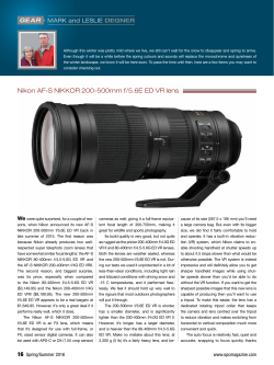 Nikon AF-S NIKKOR 200-500mm f/5.6E ED VR lens