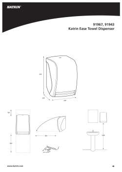 Katrin Ease Towel Instruction Sheet