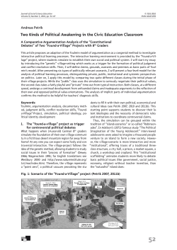 Two Kinds of Political Awakening in the Civic Education Classroom