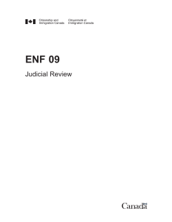 ENF 9 - Judicial Review