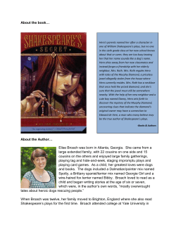 About the book&hellip; About the Author&hellip; Elise Broach was born in