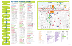 Downtown Visitor Map - Louisville