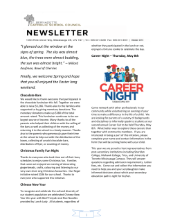 CSC January 2014 Newsletter