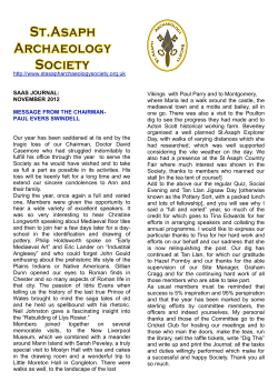PDF SAAS Journal 2012 - St. Asaph Archaeology Society