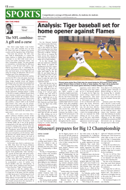 Analysis: Tiger baseball set for home opener against