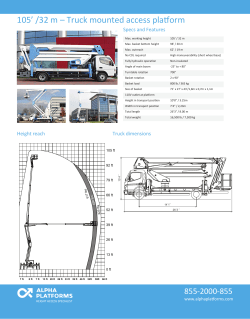 S-105 Brochure - Alpha Platforms